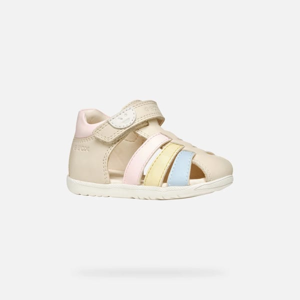 Geox Sandálias Fechadas Macchia Light Ivory/Light Yellow B254WB